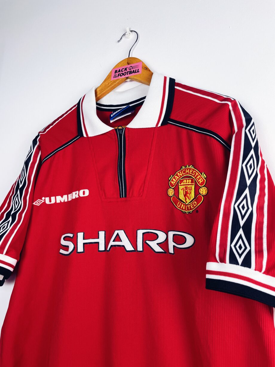 Maillot vintage domicile de Manchester United 1998/2000 floqué Beckham