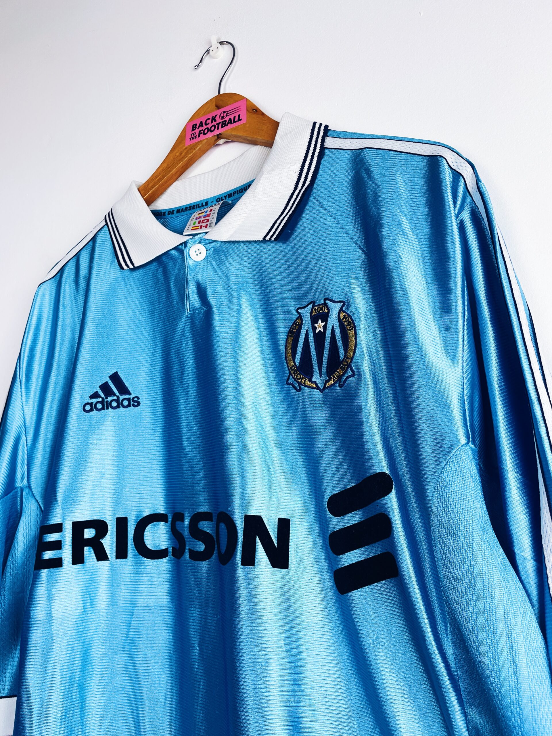 Maillot vintage 1998 / 1999 - Olympique de Marseille - Centenaire (XL)  *Stock Pro* - Back To The Football