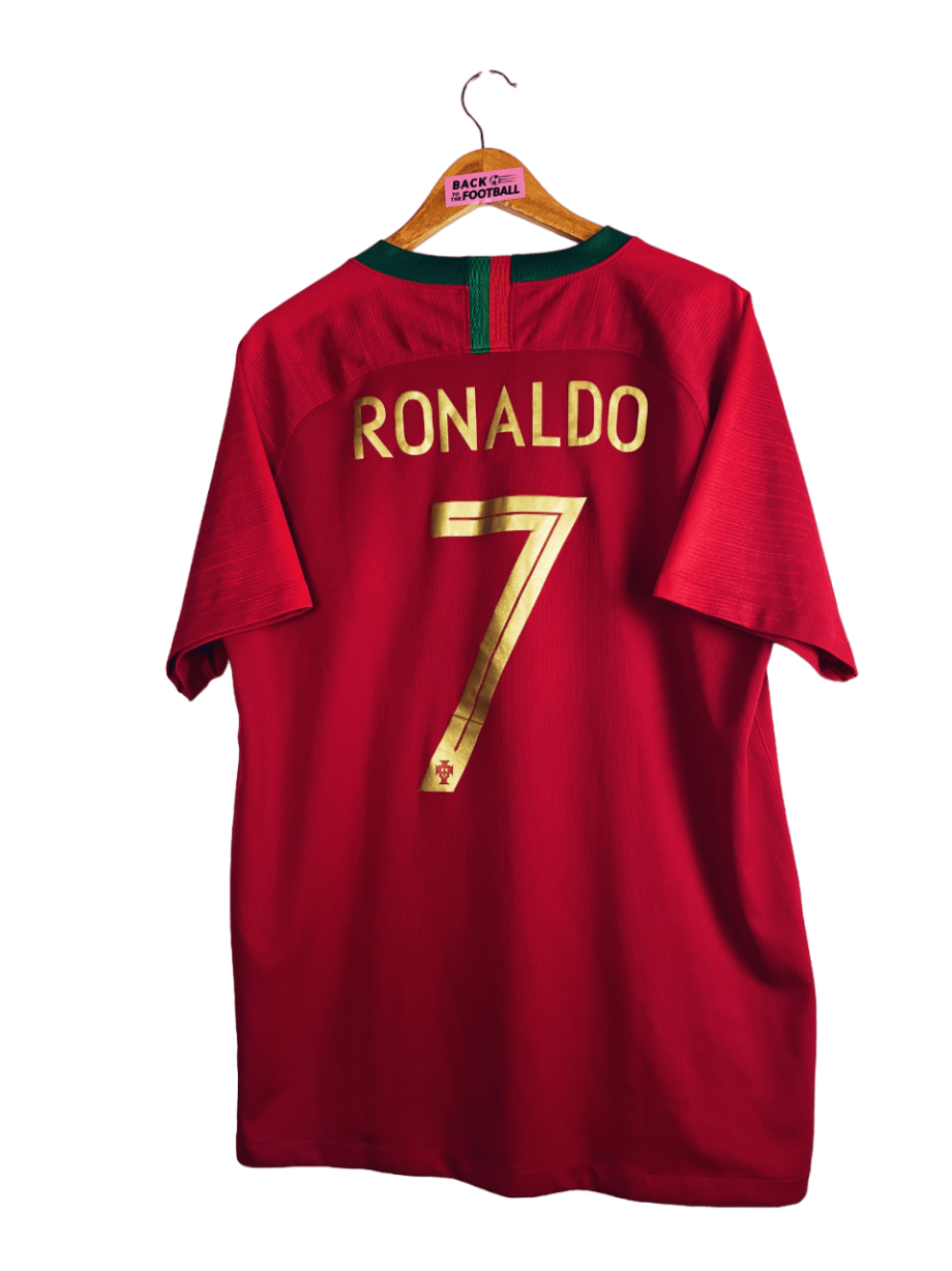 Maillot vintage domicile du Portugal 2018/2019 floqué Cristiano Ronaldo