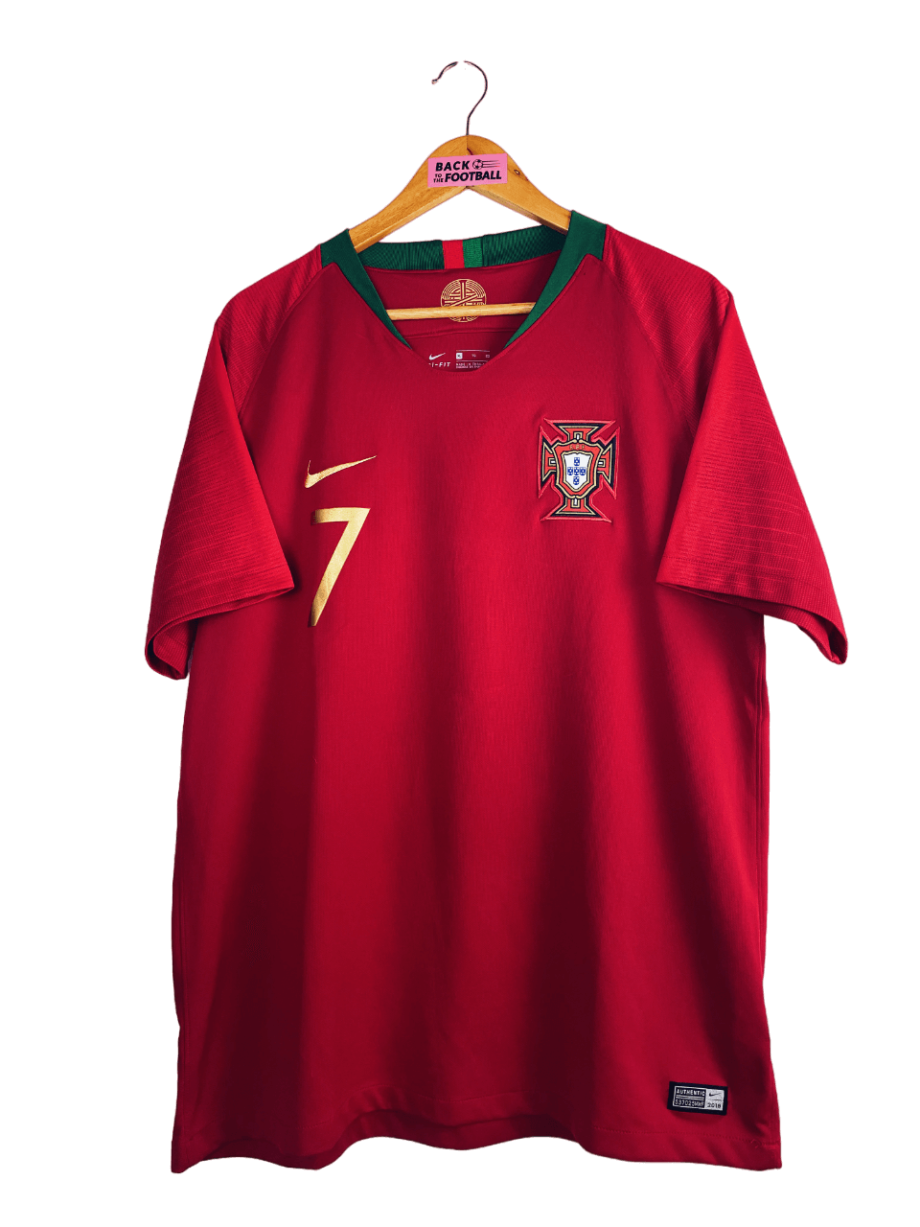 Maillot vintage domicile du Portugal 2018/2019 floqué Cristiano Ronaldo