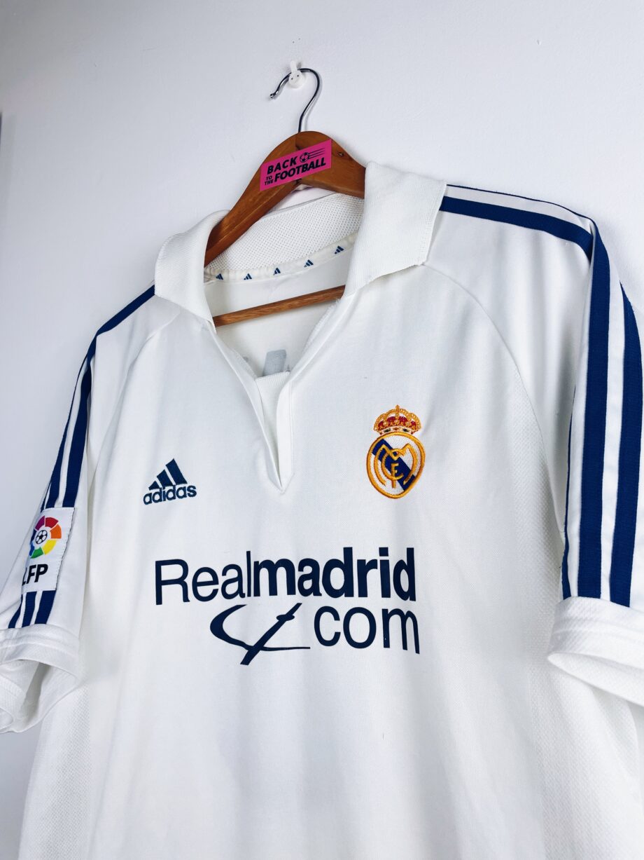 Maillot vintage domicile du Real Madrid 2001/2002 floqué Zidane