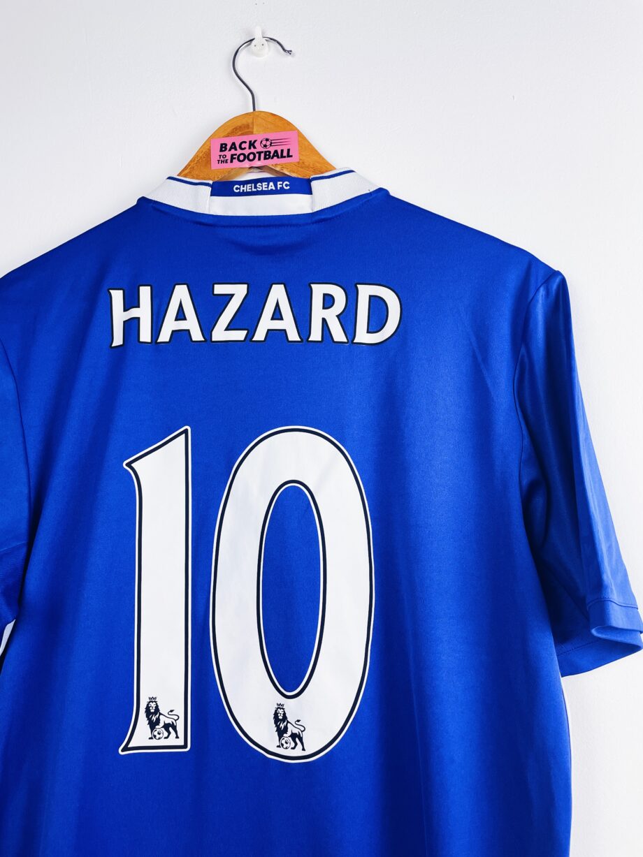 Maillot vintage domicile de Chelsea 2016/2017 floqué Hazard