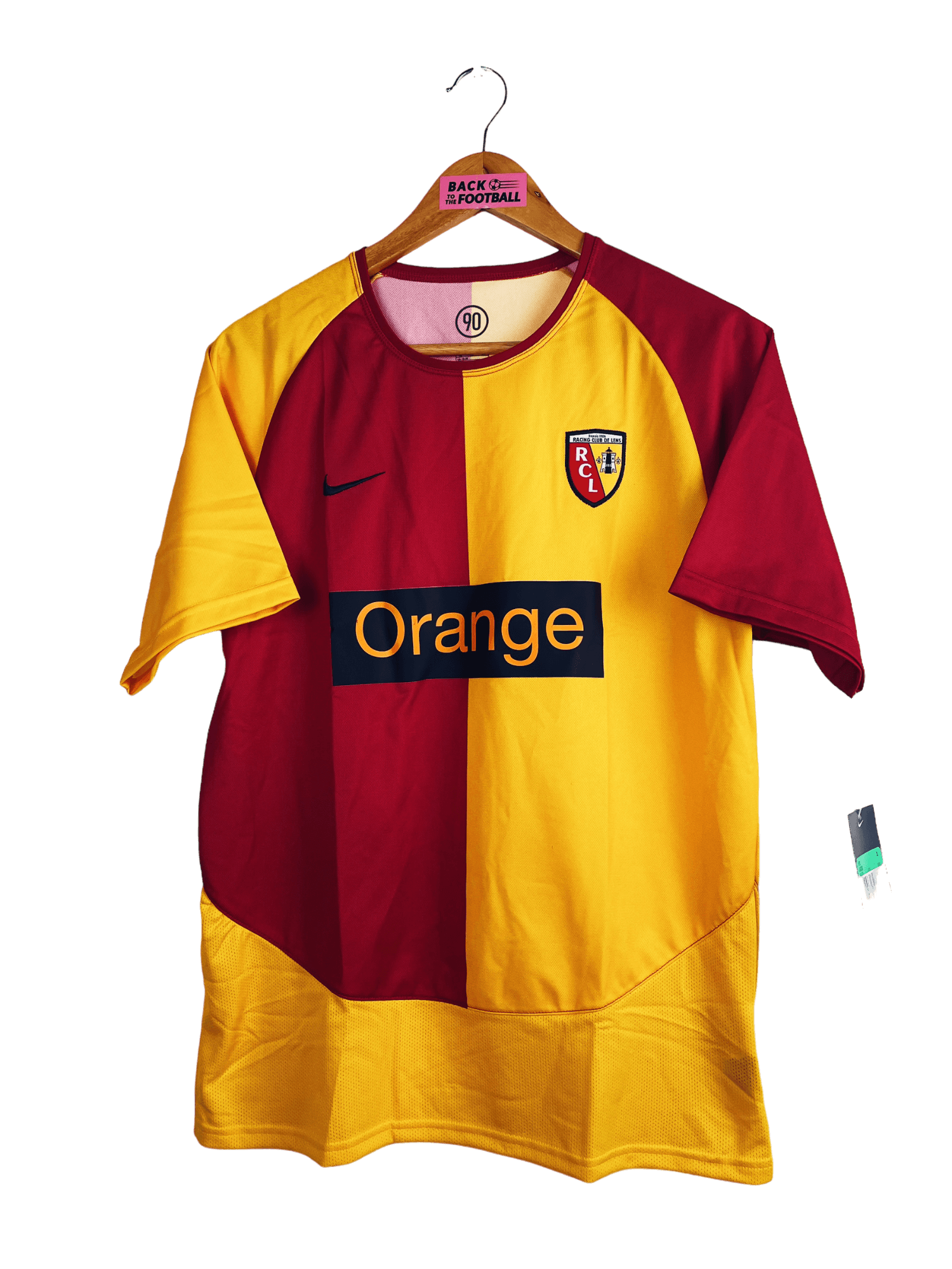 Maillot vintage 2004 / 2005 - RC Lens (XL enfant) *BNWT* - Back To The  Football