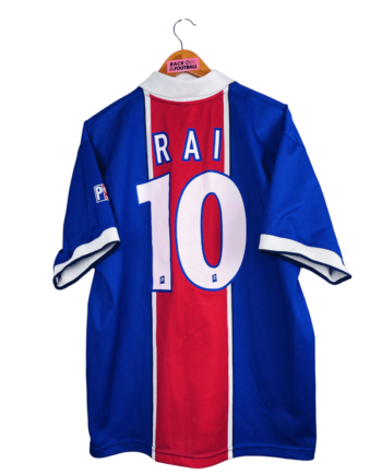 Maillot vintage domicile du PSG 1997/1998 floqué Rai