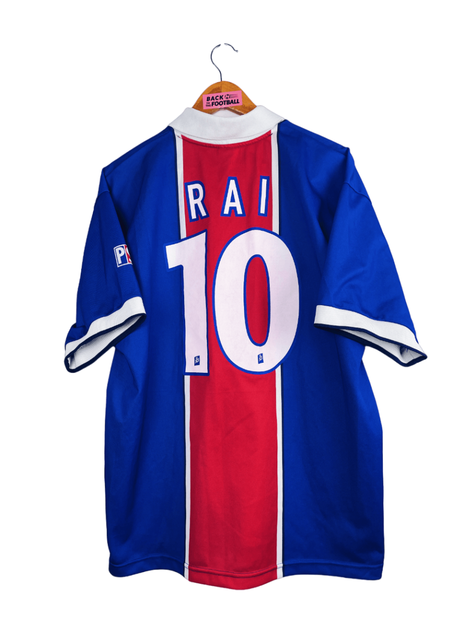 Maillot vintage domicile du PSG 1997/1998 floqué Rai