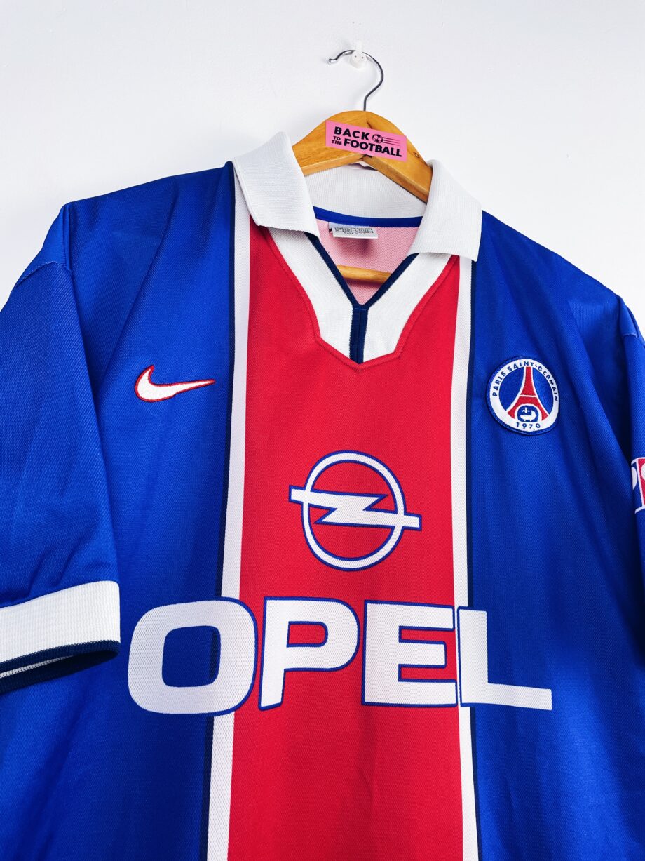 Maillot vintage domicile du PSG 1997/1998 floqué Rai