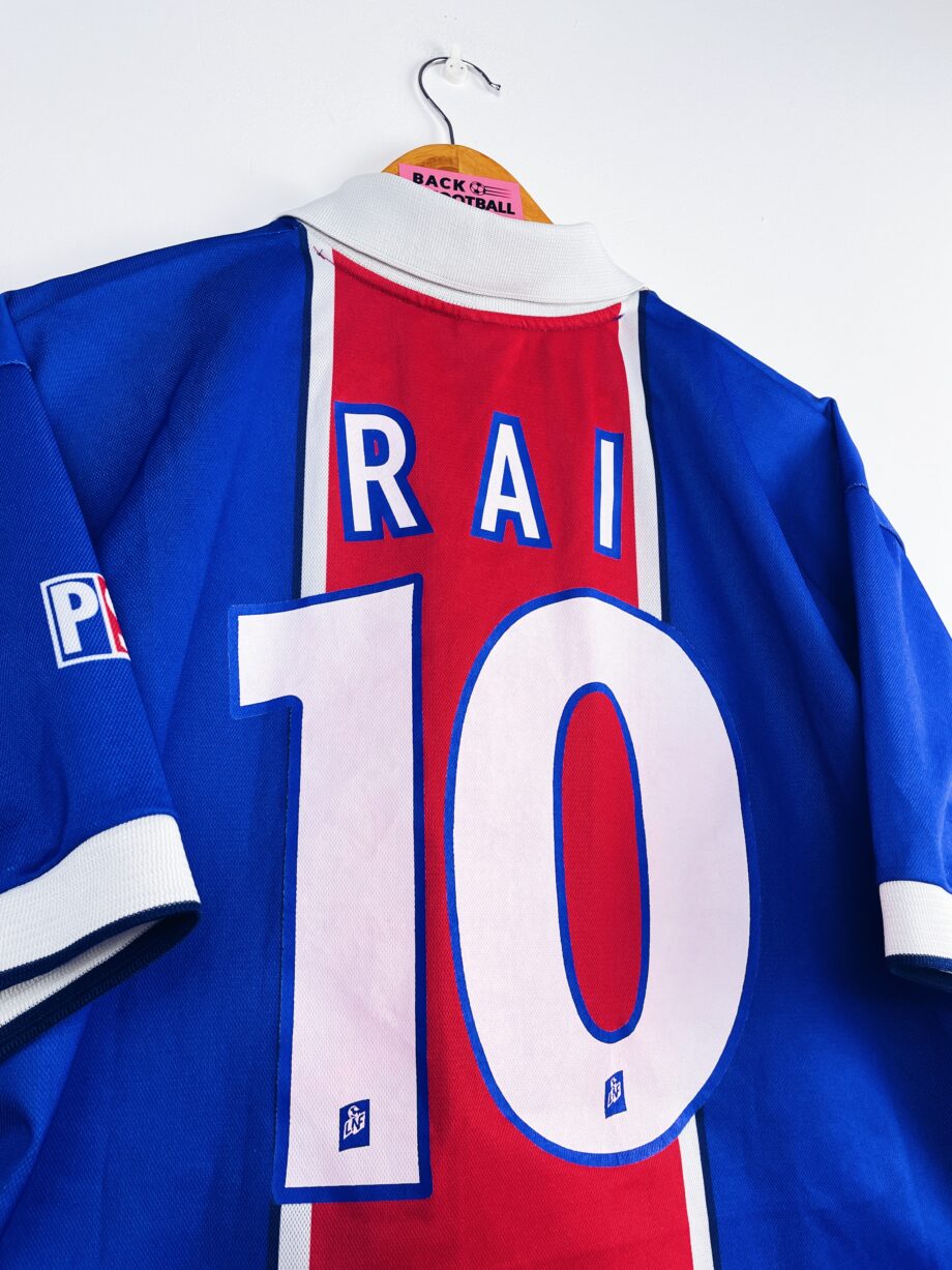 Maillot vintage domicile du PSG 1997/1998 floqué Rai