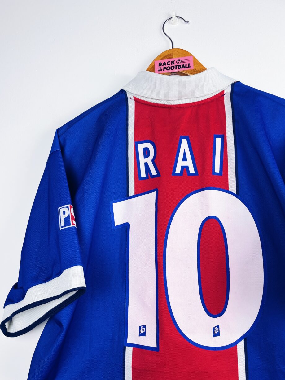 Maillot vintage domicile du PSG 1997/1998 floqué Rai