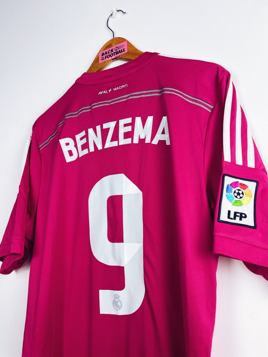 Maillot vintage extérieur du Real Madrid 2014/2015 floqué Benzema