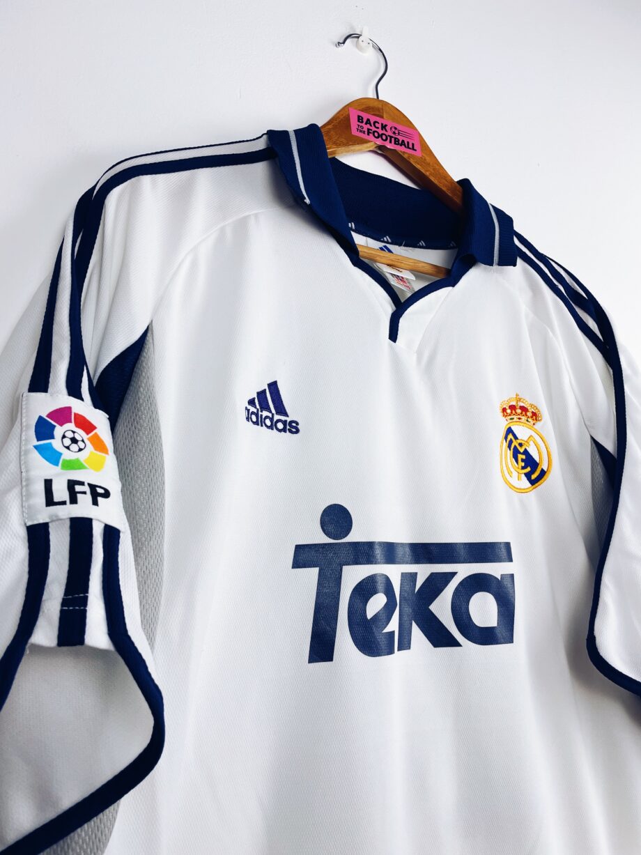 Maillot vintage domicile du Real Madrid 2000/2001 floqué Figo #10