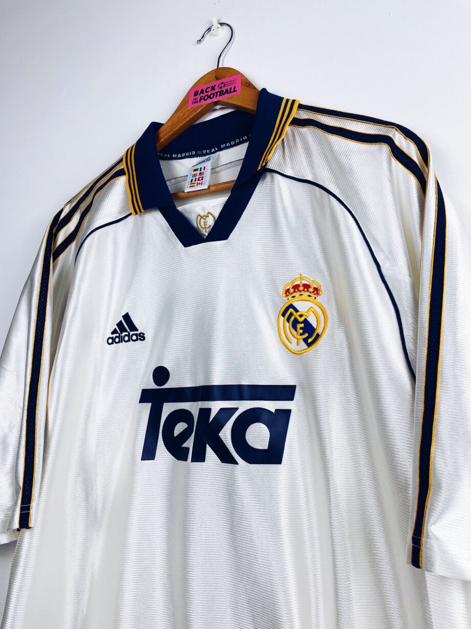 Maillot vintage domicile du Real Madrid 1999/2000 floqué Anelka