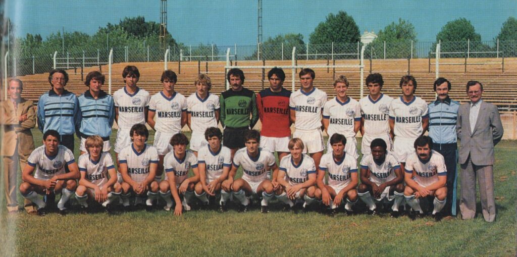 maillot vintage de l'OM 1982/1983