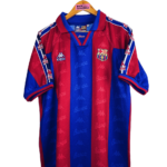 Maillot FC Barcelone Domicile Vintage Kappa 1995-97 - Taille Enfant JS - Occasion