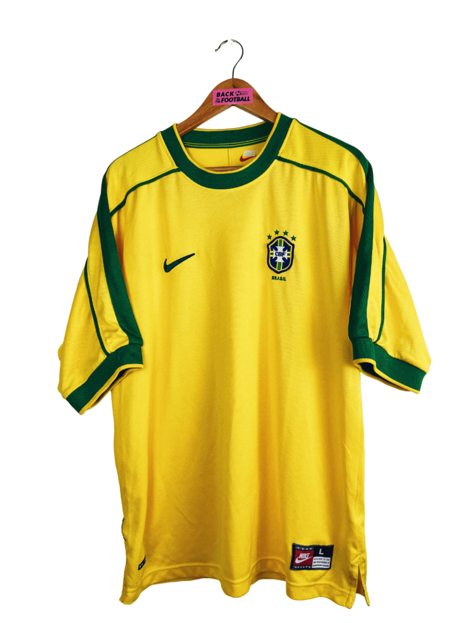 maillot vintage domicile du Brésil 1998