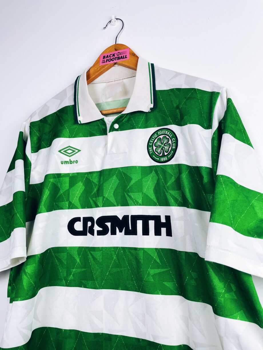 Maillot vintage domicile du Celtic Glasgow 1989/1991