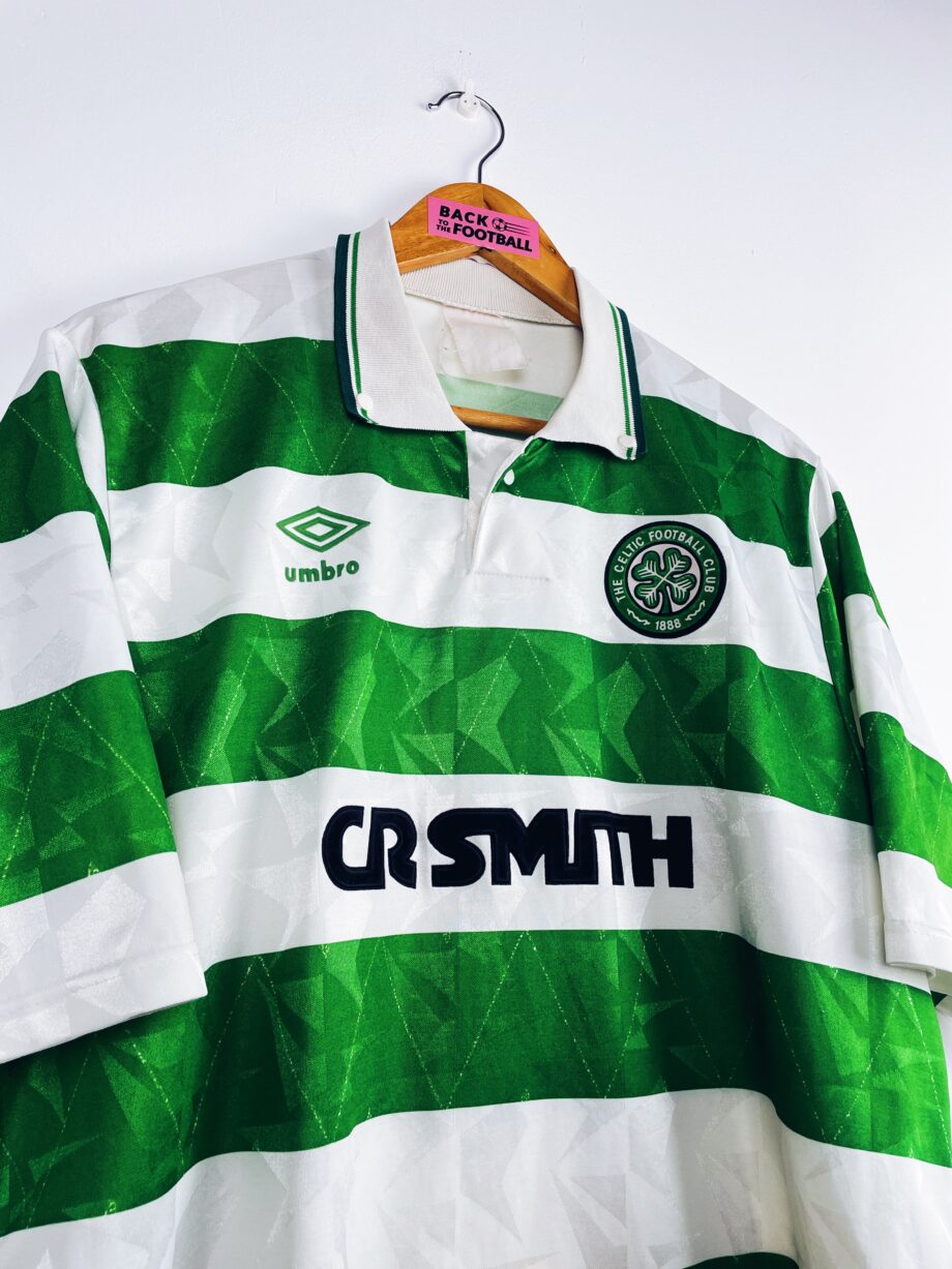 Maillot vintage domicile du Celtic Glasgow 1989/1991