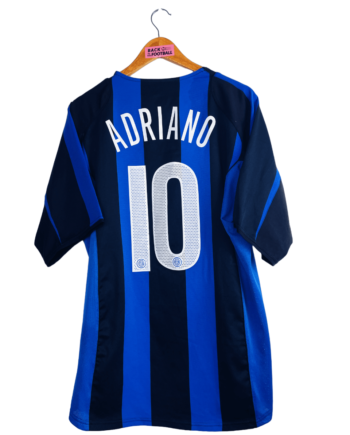 Maillot vintage domicile de l'Inter 2004/2005 floqué Adriano