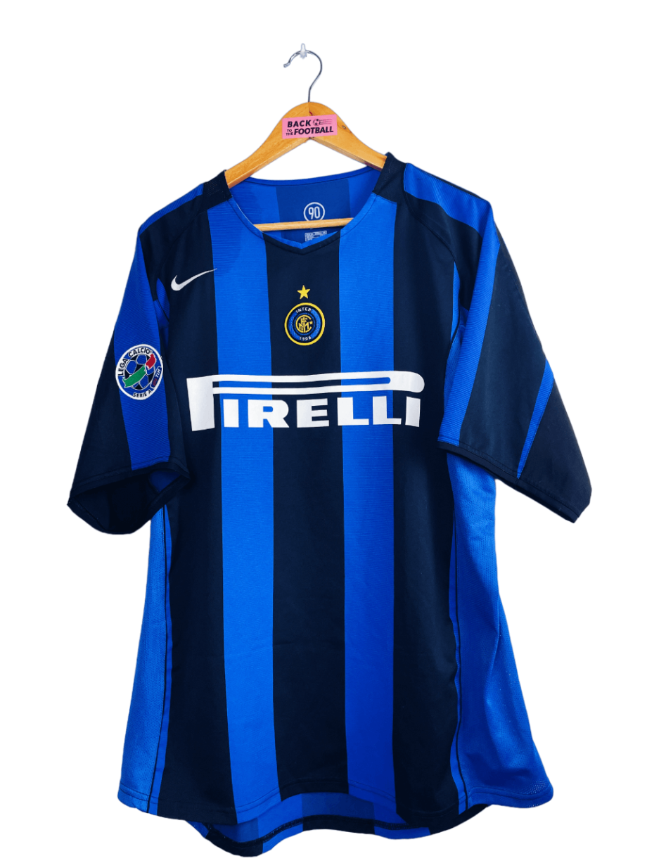 Maillot vintage domicile de l'Inter 2004/2005 floqué Adriano