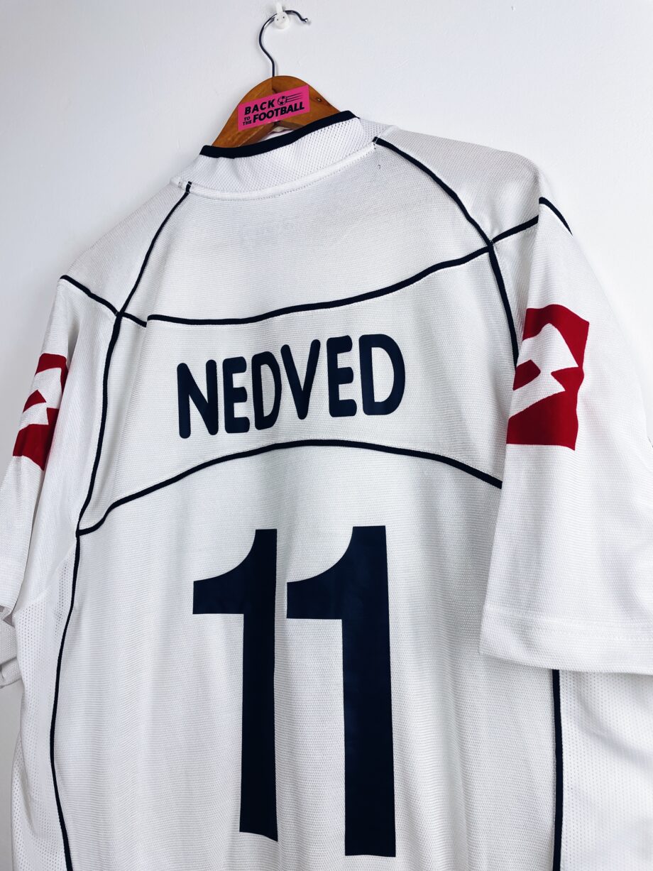 Maillot vintage extérieur de la Juventus 2002/2003 floqué Nedved #11