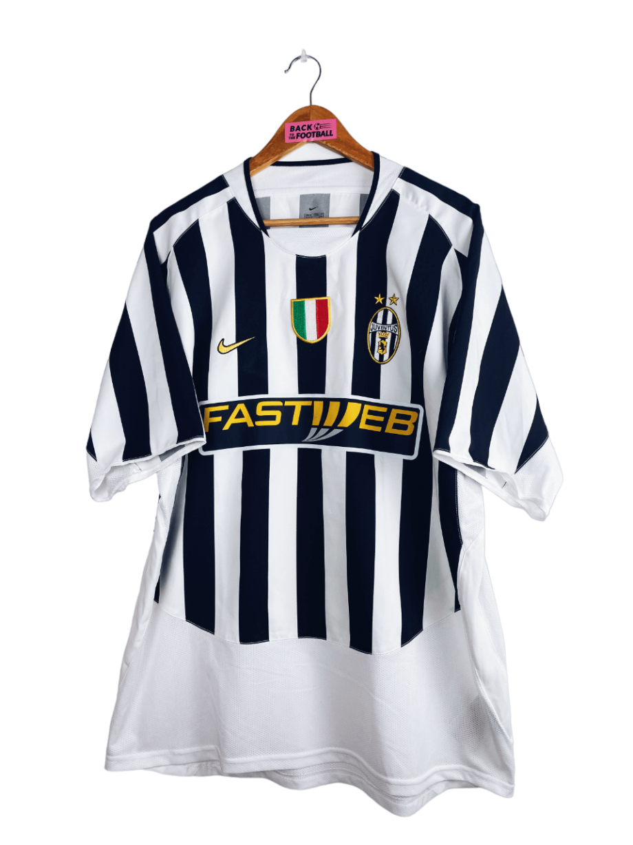maillot vintage domicile de la Juventus 2003/2004 floqué Nedved #11