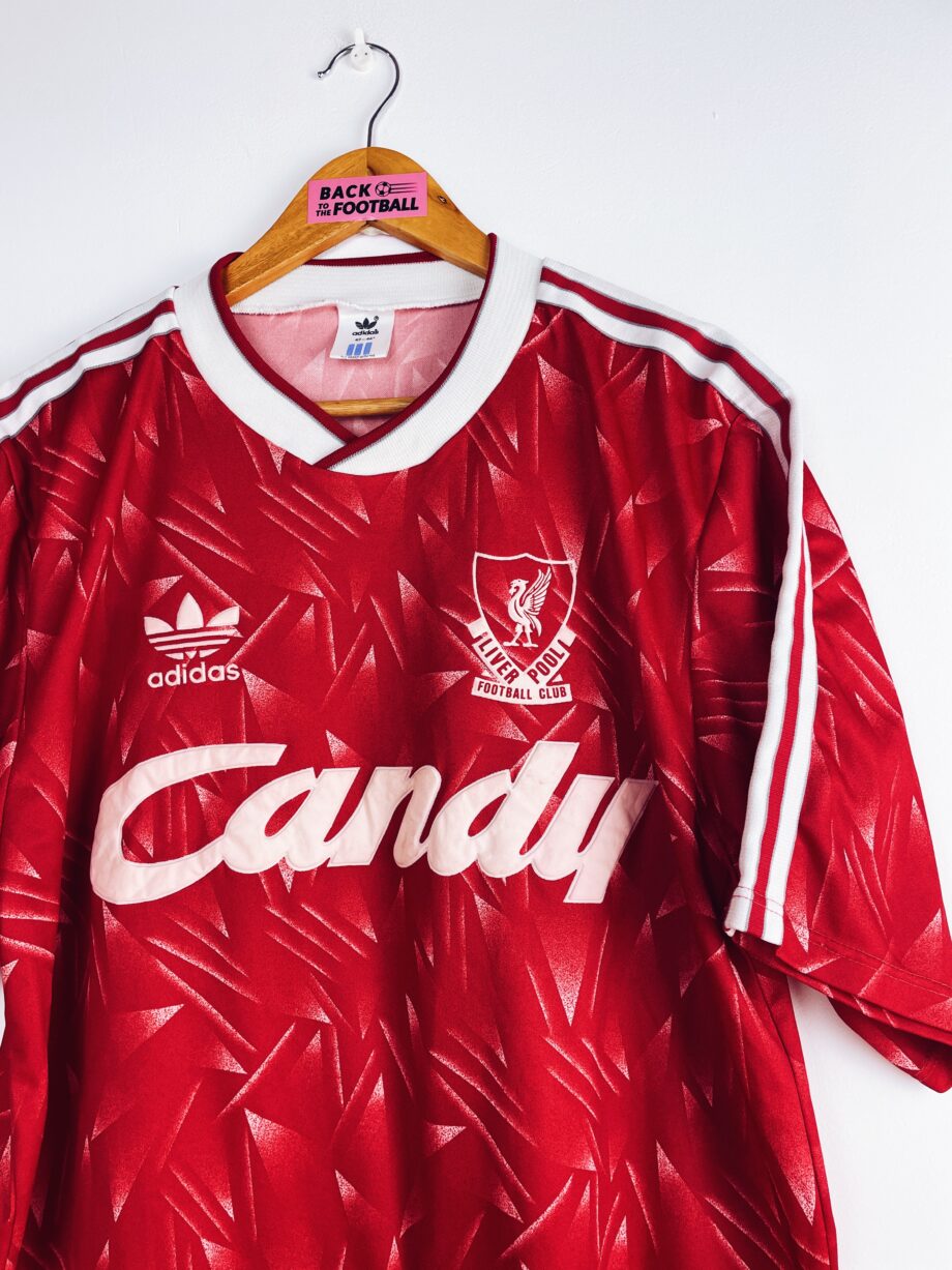maillot vintage domicile de Liverpool 1989/1991