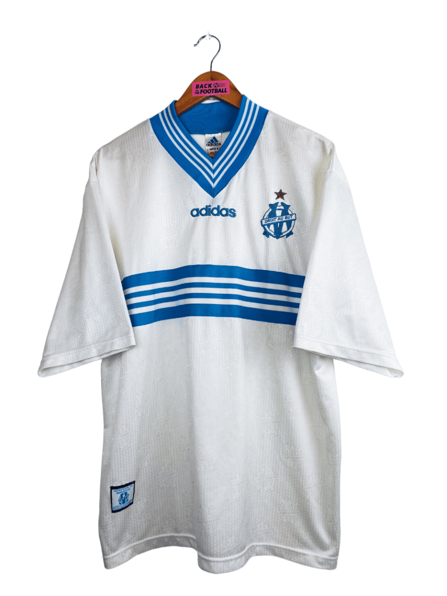 Maillot vintage domicile de l'OM 1997/1998 sans sponsor