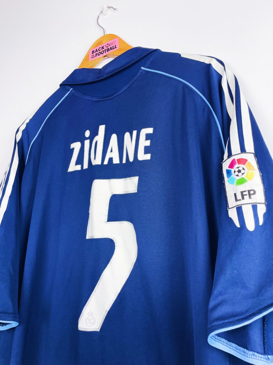 Maillot vintage extérieur du Real Madrid 2005/2006 floqué Zidane