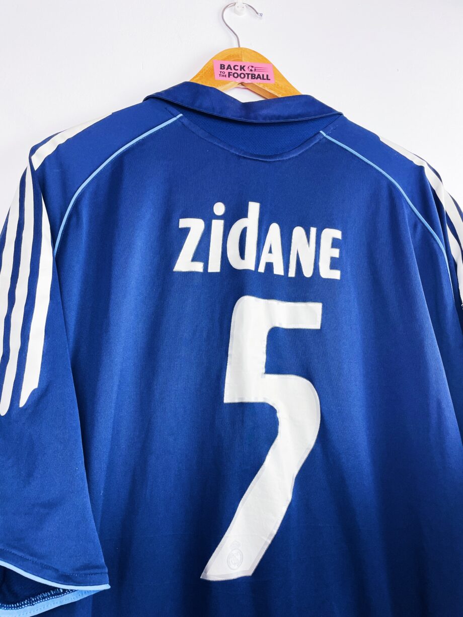 Maillot vintage extérieur du Real Madrid 2005/2006 floqué Zidane