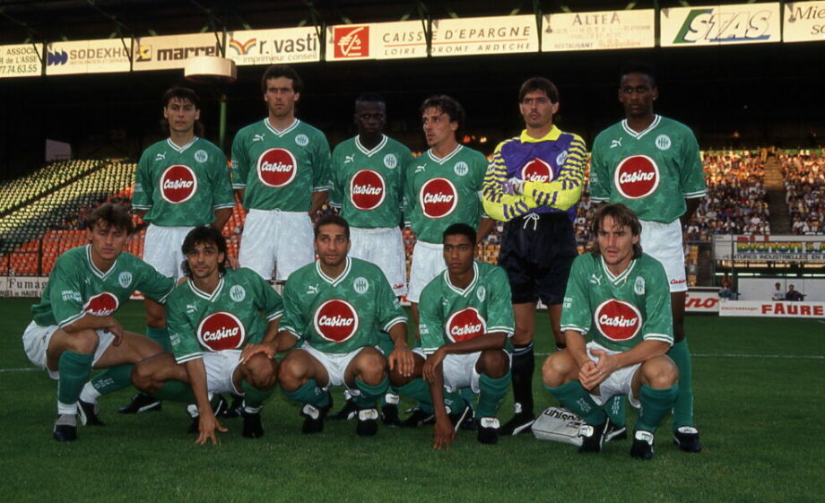 Maillot vintage domicile de l'AS Saint-Etienne 1992/1993