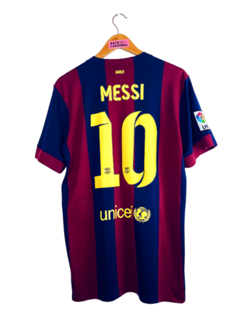 maillot vintage domicile du FC Barcelone 2014/2015 floqué Messi