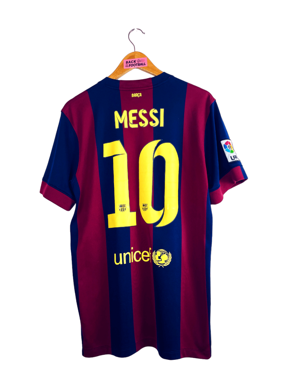 maillot vintage domicile du FC Barcelone 2014/2015 floqué Messi