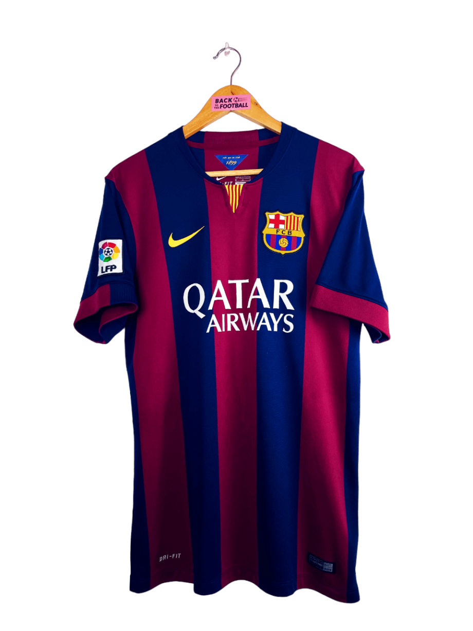 maillot vintage domicile du FC Barcelone 2014/2015 floqué Messi