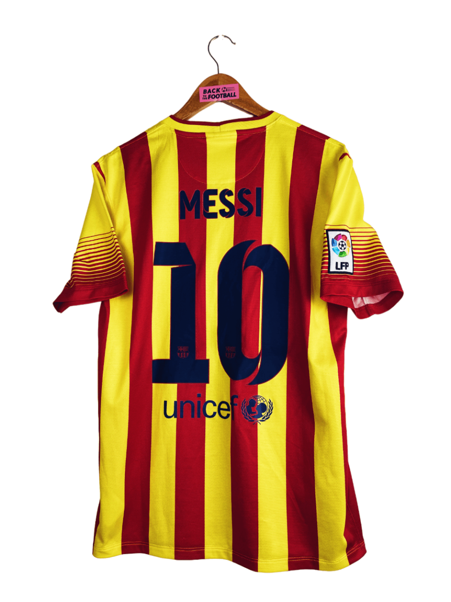 maillot vintage de Barcelone 2013/2015 extérieur floqué Messi #10