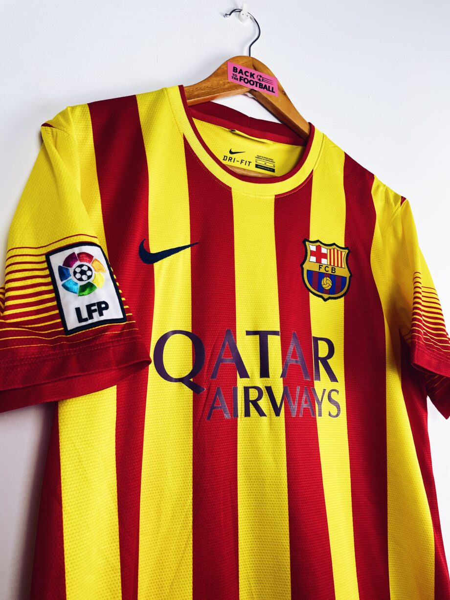 maillot vintage de Barcelone 2013/2015 extérieur floqué Messi #10