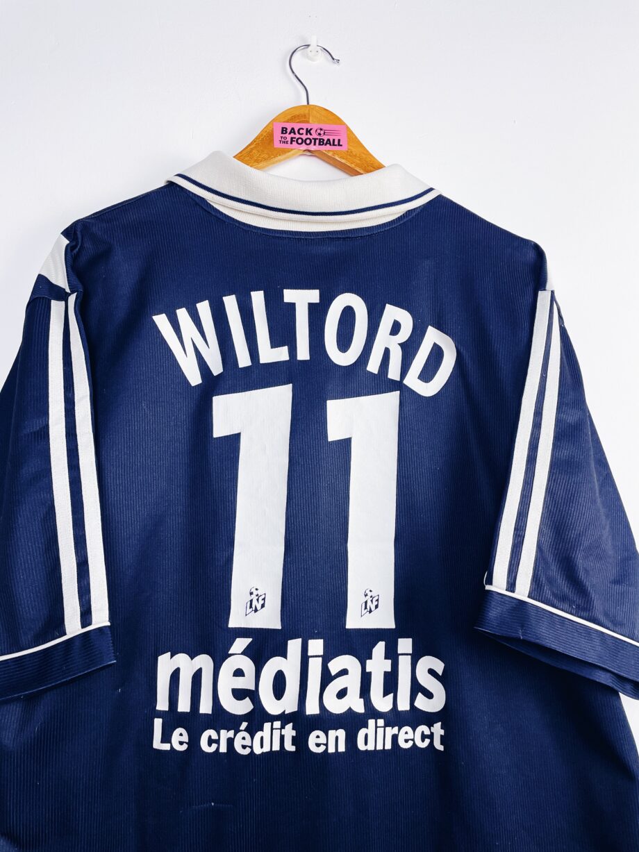 maillot vintage des Girondins de Bordeaux 1999/2000 domicile floqué Wiltord