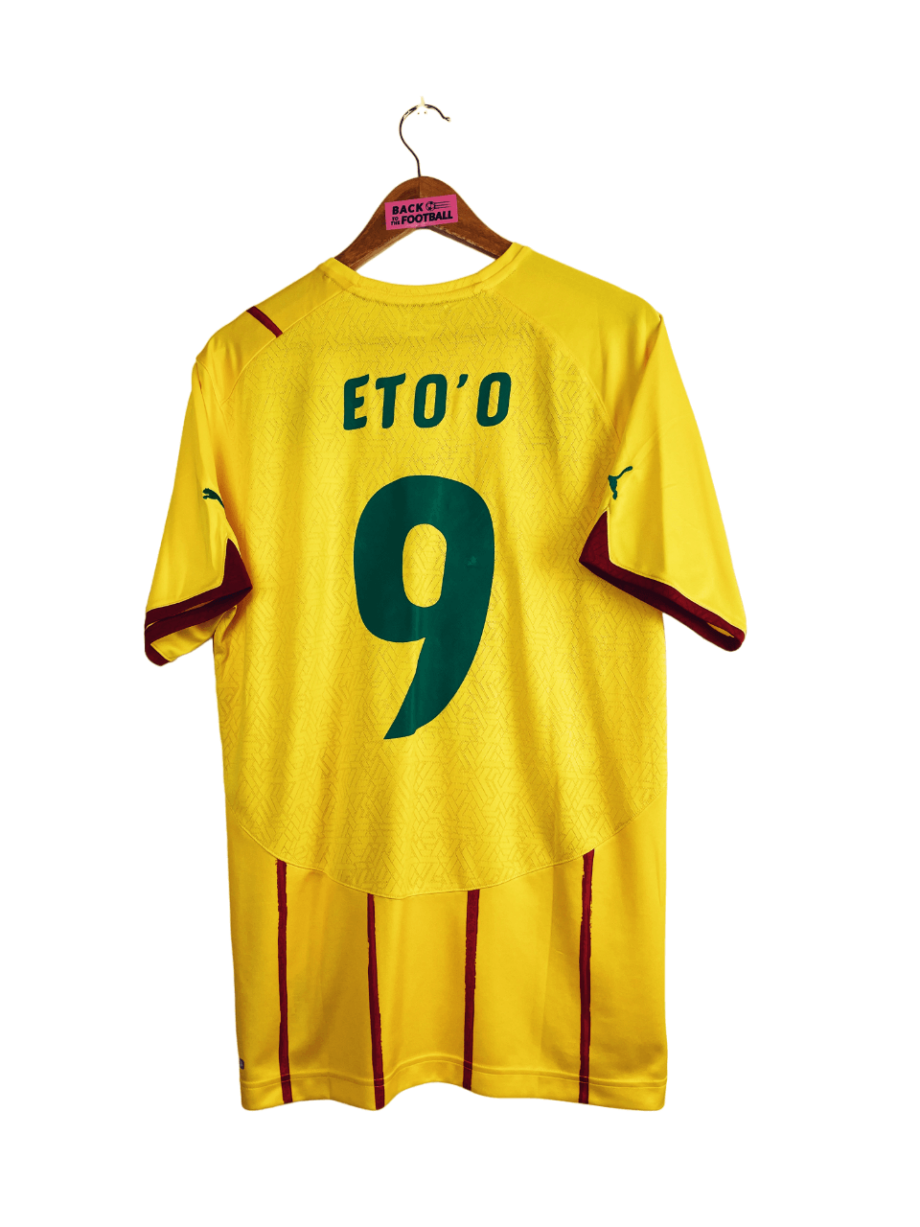 Maillot vintage du Cameroun 2010/2011 extérieur floqué Eto'o