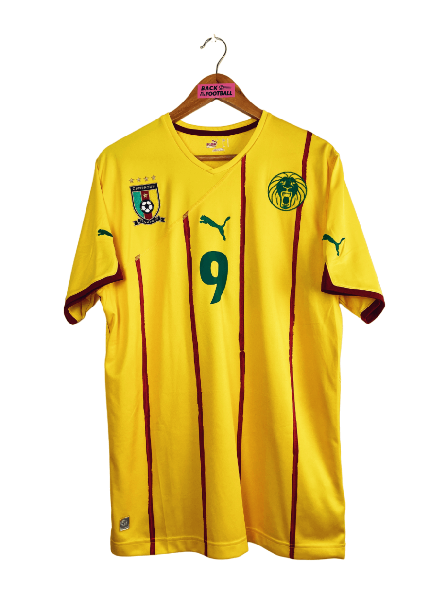 Maillot vintage du Cameroun 2010/2011 extérieur floqué Eto'o