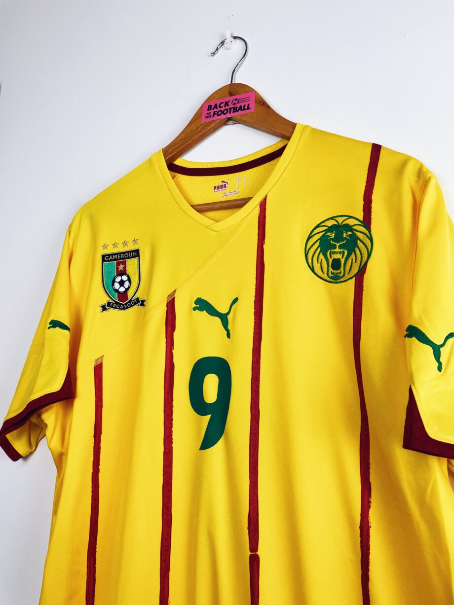 Maillot vintage du Cameroun 2010/2011 extérieur floqué Eto'o