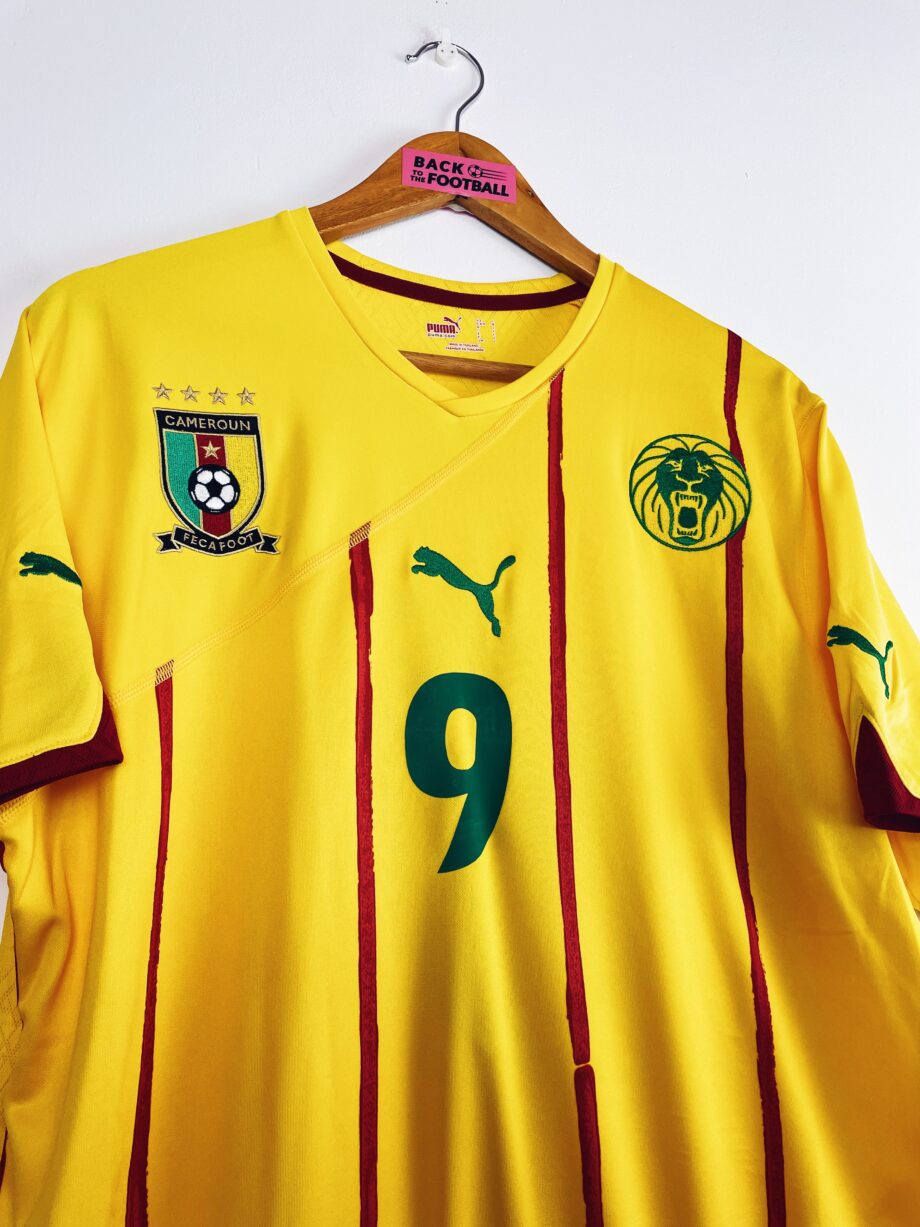 Maillot vintage du Cameroun 2010/2011 extérieur floqué Eto'o