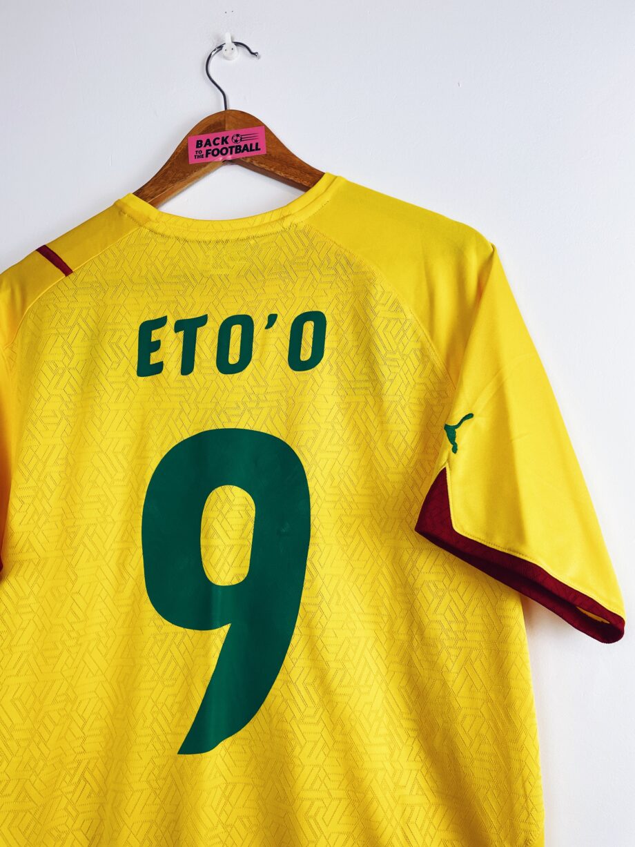 Maillot vintage du Cameroun 2010/2011 extérieur floqué Eto'o