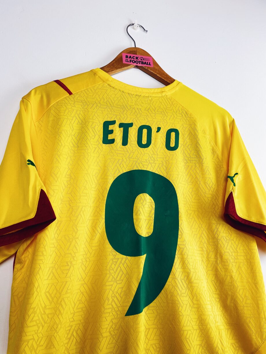 Maillot vintage du Cameroun 2010/2011 extérieur floqué Eto'o