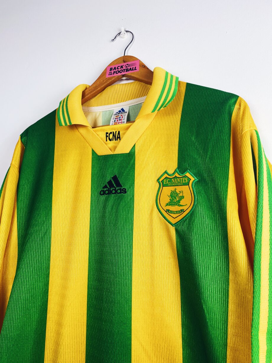 maillot vintage du FC Nantes 1999/2000 domicile en manches longues