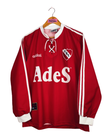 maillot vintage de l'Independiente 1996/1997 domicile en manches longues