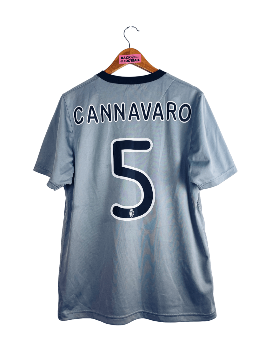 maillot vintage de la Juventus 2009/2010 extérieur floqué Cannavaro