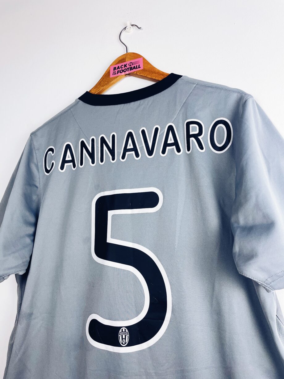 maillot vintage de la Juventus 2009/2010 extérieur floqué Cannavaro