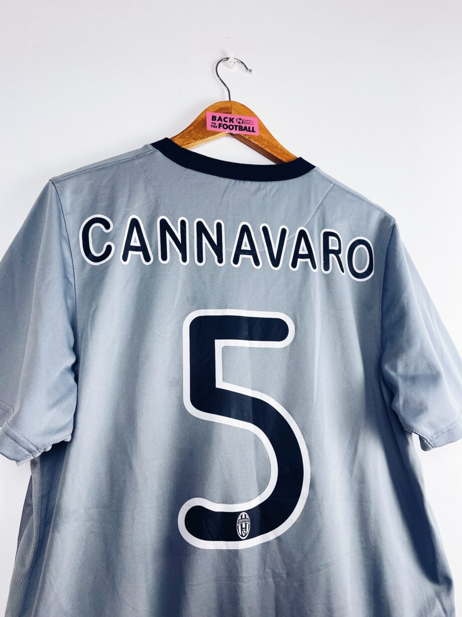 maillot vintage de la Juventus 2009/2010 extérieur floqué Cannavaro