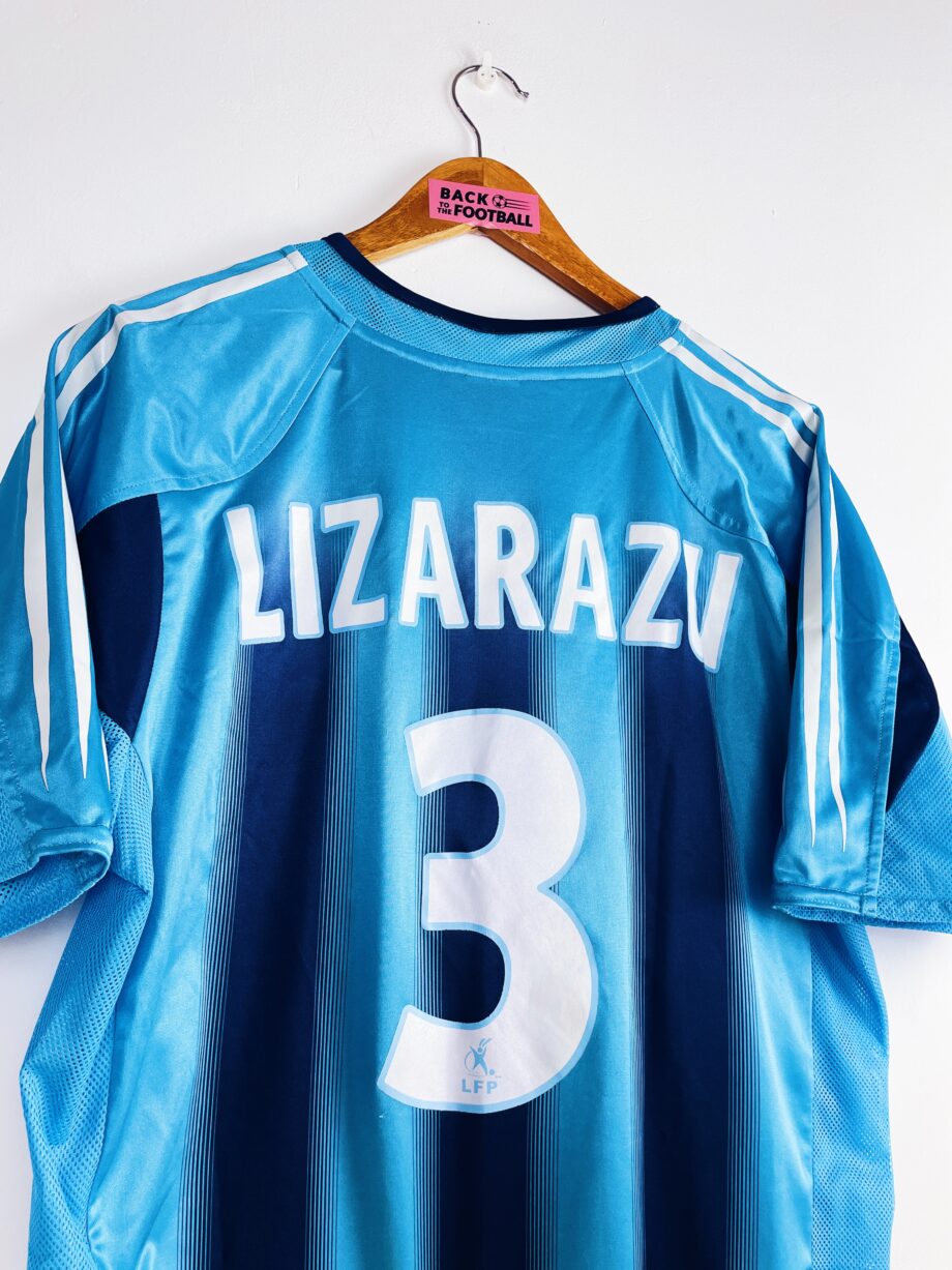 maillot vintage de l'OM 2004/2005 extérieur floqué Lizarazu #3