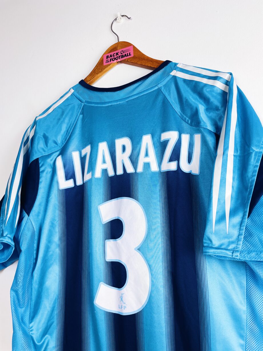 maillot vintage de l'OM 2004/2005 extérieur floqué Lizarazu #3