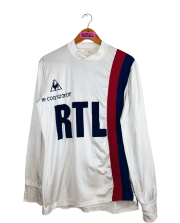 maillot vintage du PSG 1978/1980 extérieur préparé (match issue) ou porté (match worn) par le numéro 16