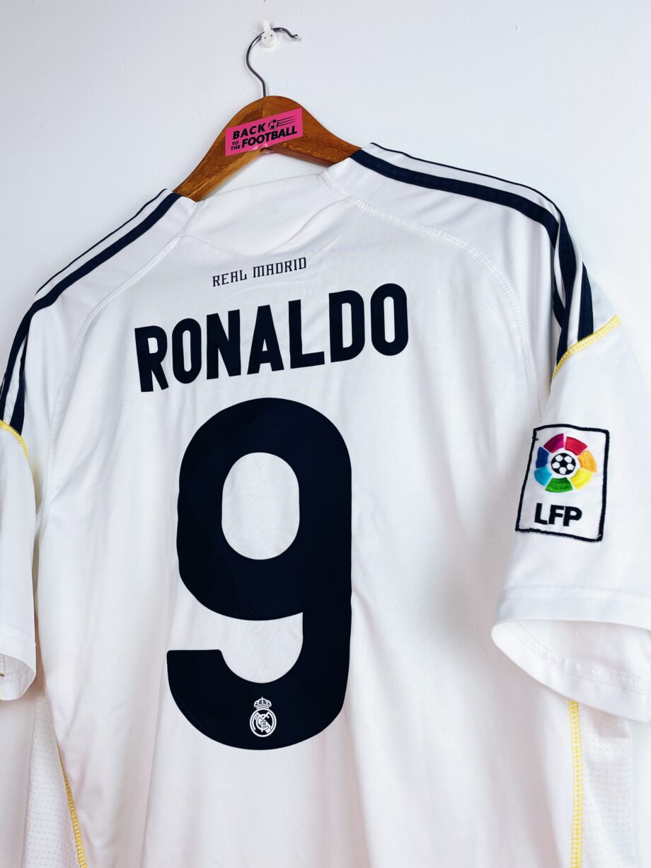 maillot vintage du Real Madrid domicile 2009/2010 floqué Ronaldo